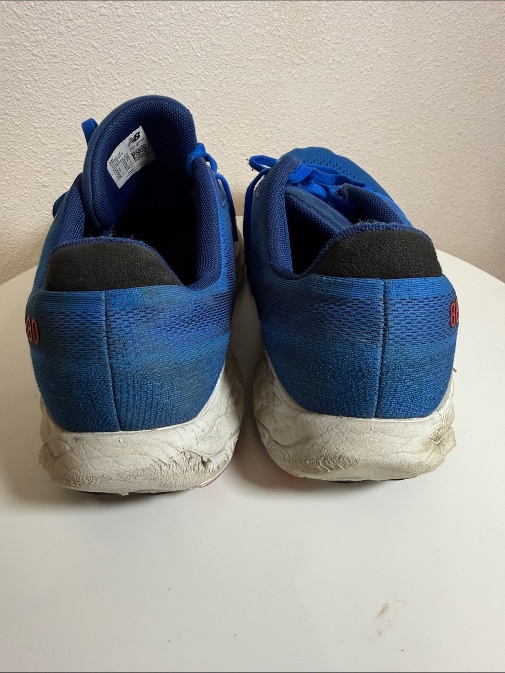New Balance Bright Blue Men's Athletic Running Sneakers - Picture 6 of 11